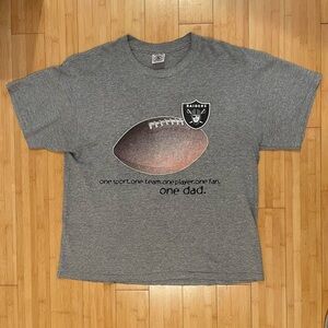 Oakland Raiders NFL One Sport. One Team. One Player. One Fan. One Dad. T-shirt